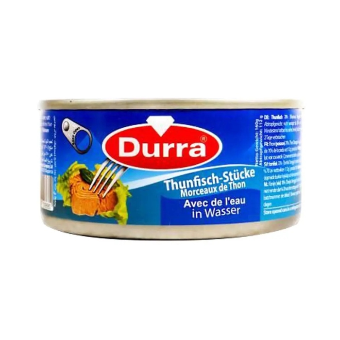 الدرة تونا ابيض قطع كبيرة 160غ