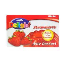 نون جلي نباتي بنكهة الفراولة 85غم*4