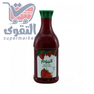 اليوم عصير فراولة 1 لتر