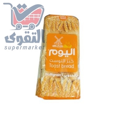 اليوم خبز توست بالحبوب 600غم