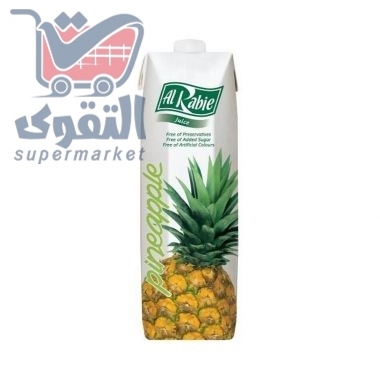 الربيع عصير الاناناس 1 لتر