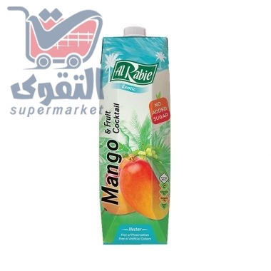 الربيع عصير بنكهة المانجو و كوكتيل الفواكهة 1 لتر