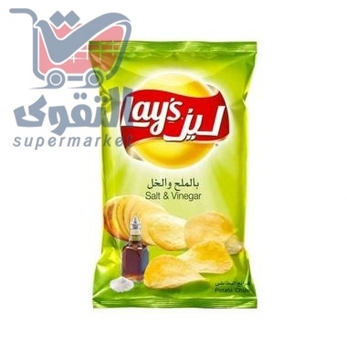 ليز شيبس بالملح والخل 35غم