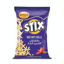 كتكو ستكس شيبس بالفلفل الاحمر الحار 20 غم