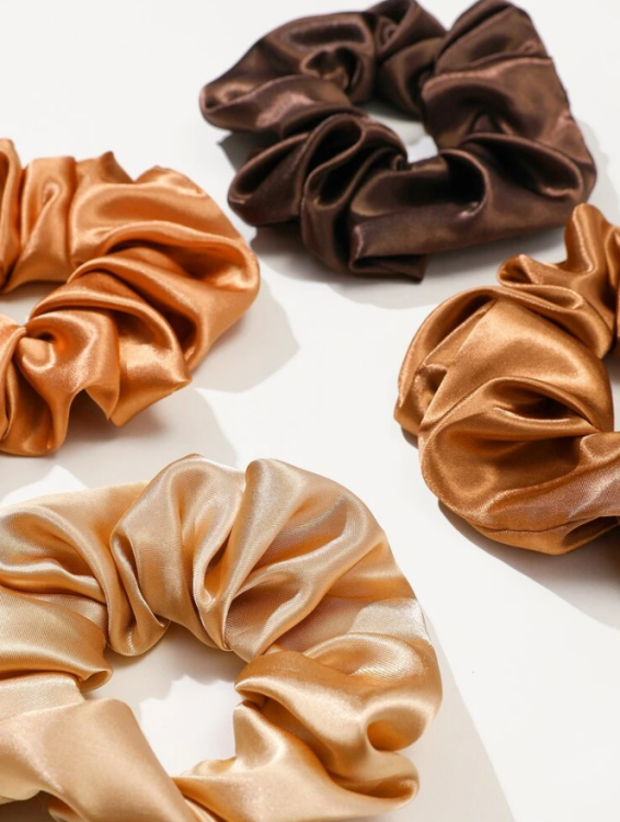 Satin scrunchies 12 pcs  بكل ساتان 12 قطعة