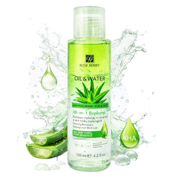 مزيل مكياج  بخلاصة الصبار حجم 120/مل من روز بيري