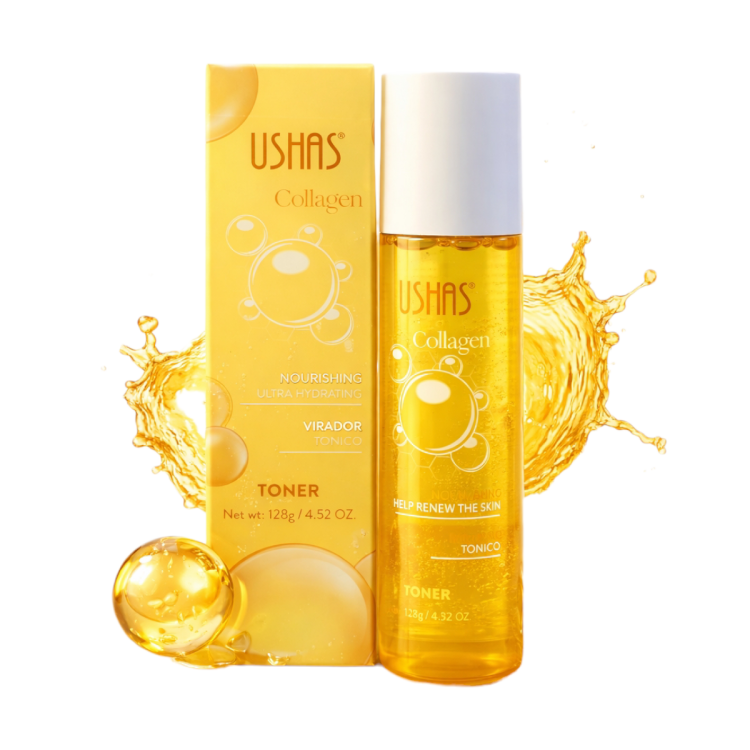 تونر لترميم البشرة ومنع الشيخوخة بخلاصة الكولاجين من يوشاس يغذي وينعش البشرة بحجم  128 جم