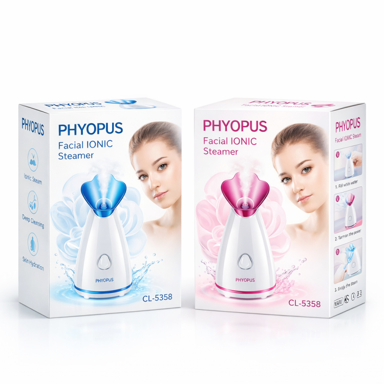 مبخرة الوجه phyopus الكهربائية الاصلية للعناية الكاملة بالبشرة موديل cl-5358