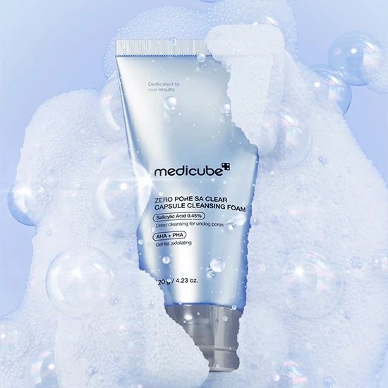 medicube - Zero Pore SA Clear Capsule Cleansing Foam 120g