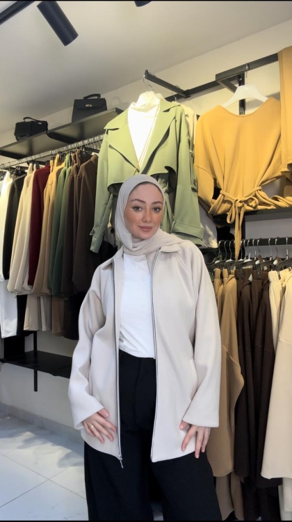 جوخ قصير سحاب