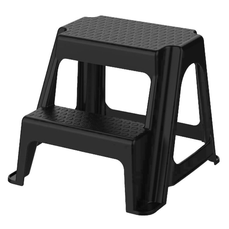 سلم مطبخ درجتين اسود