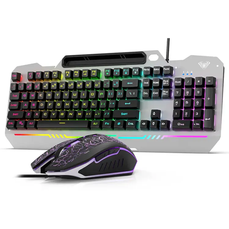 كيبورد وماوس سلكي احرف ع/Eng