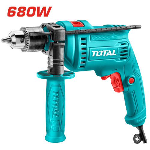 درل كهرباء توتال شاكوش TOTAL TG1061356 Drill 680W 13mm