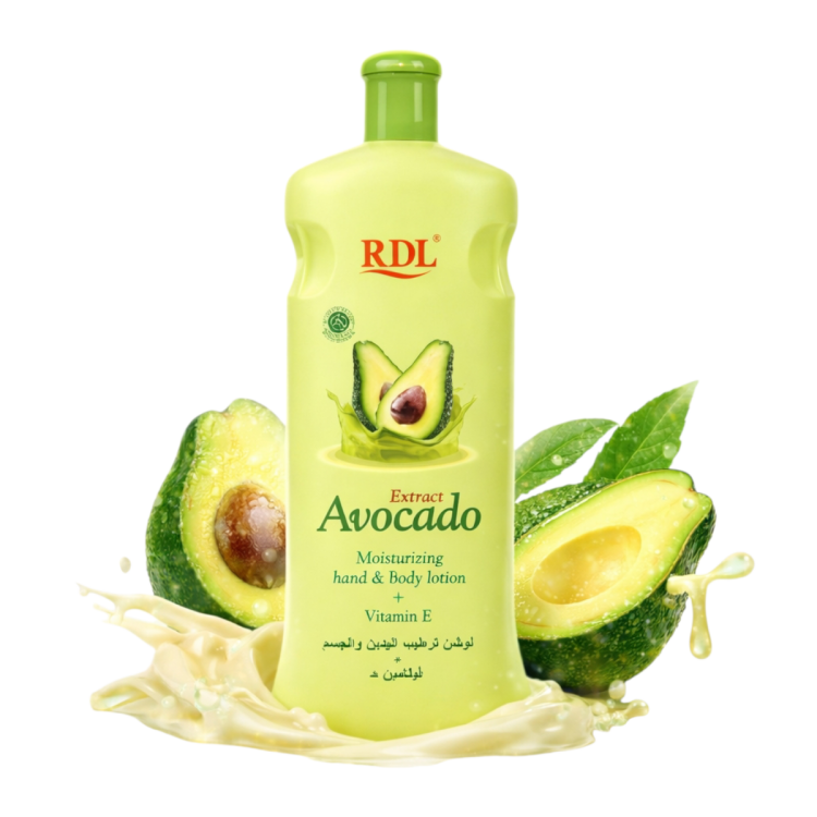 لوشن اليدين والجسم بالافوكادو من ار بي بحجم 600 مل 
