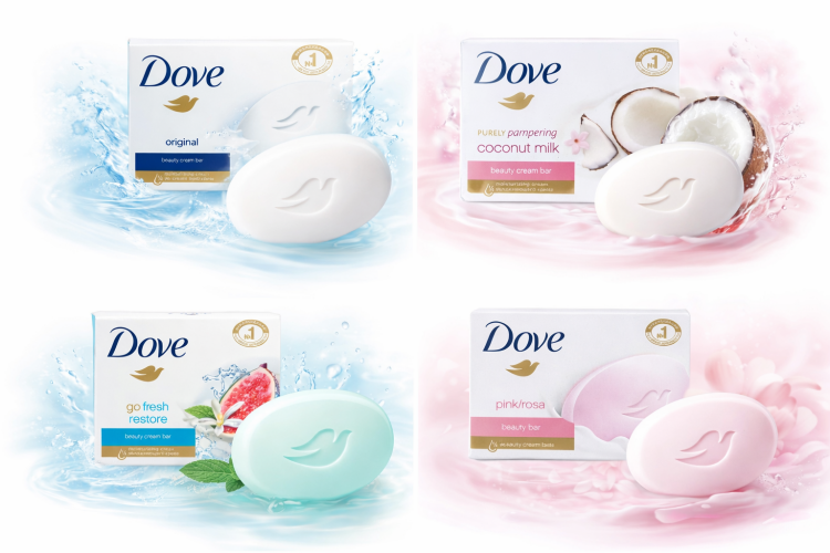 صابون دوف حجم 90 غم 