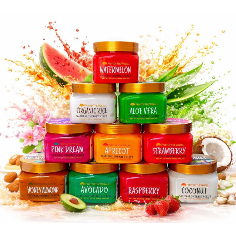 ووكلي كريم تقشير الجسم والبشرة بحجم 600غم