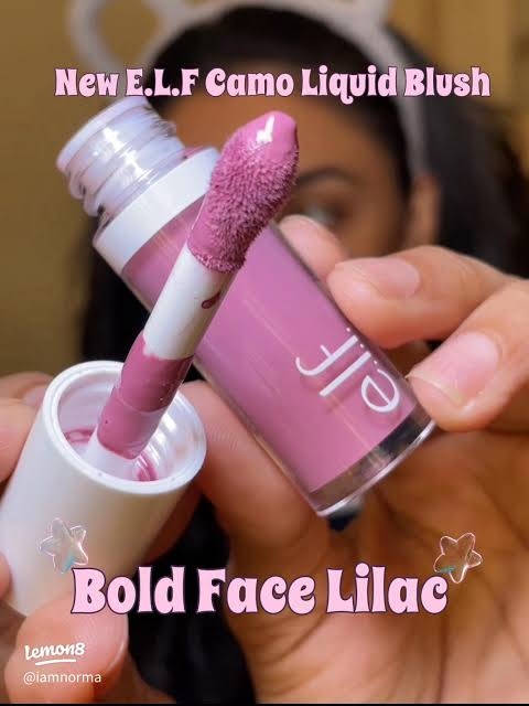 Elf liquid blush bold faced lilac