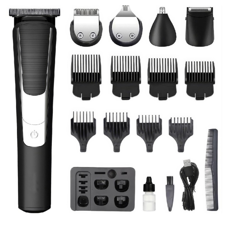 ماكنة حلاقة و تحديد شعر و ذقن شحن خمس رؤوس 