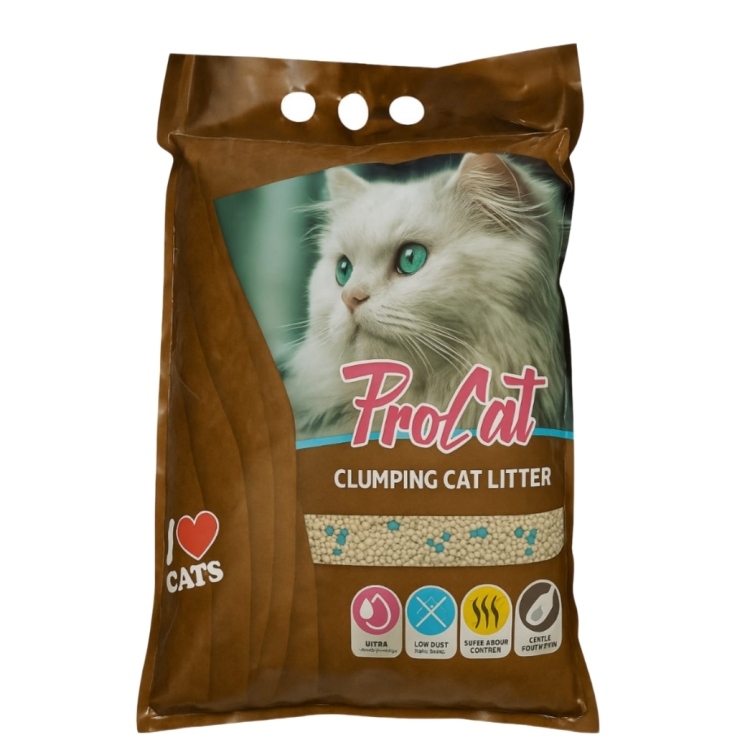 رمل للقطط بروكات برائحة القهوة 