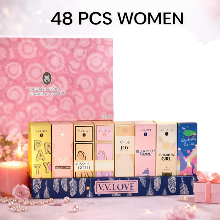 ستاند عطور نسائية من v.v.love  بحجم 30 مل عدد 48