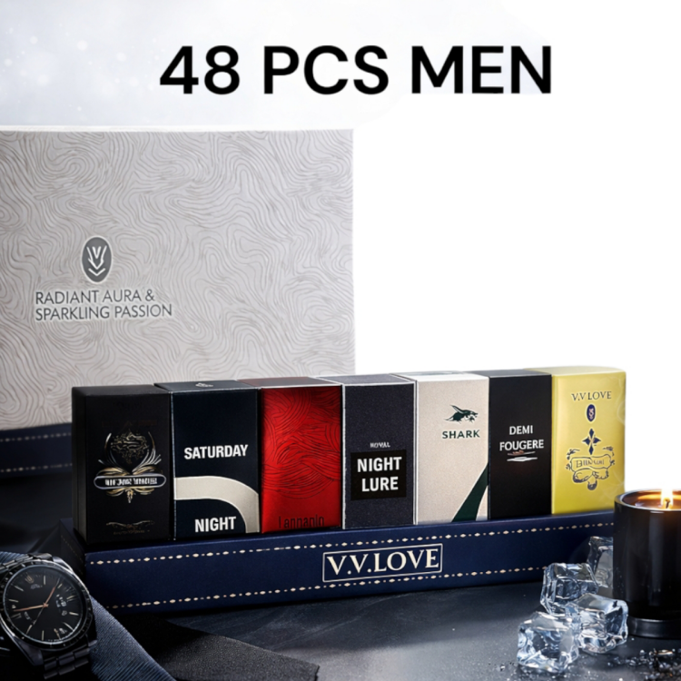 ستاند عطور رجالي من v.v.love  بحجم 30 مل عدد 48