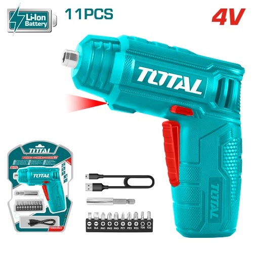 مفك براغي شحن 4 فولت TOTAL TSDLI0402