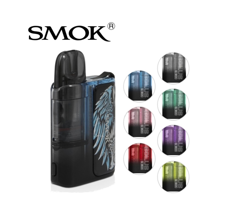 SMOK SOLUS  G-Box Pod Kit, Rechargeable, Refillable, Vape Device, Assorted Colors 
