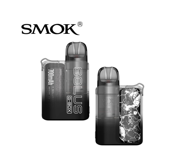 SMOK SOLUS  G-Box Pod Kit, Rechargeable, Refillable, Vape Device, Assorted Colors 