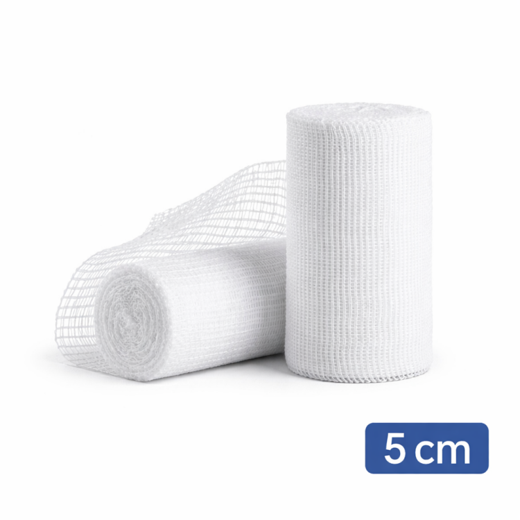 شاش محبوك ناعم 5 سم عدد 12 قطعة 