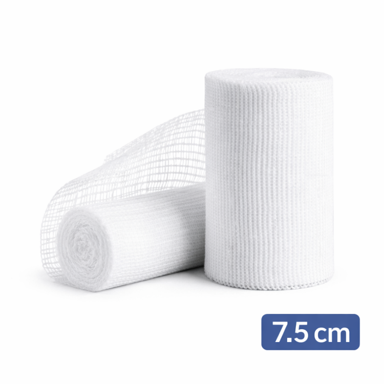 شاش محبوك ناعم 7.5 سم عدد 12 قطعة 