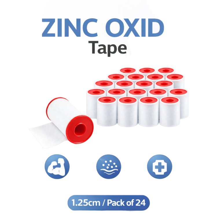 زنك اوكسايد رول طبي قياس 1.25 عدد 24 قطعة