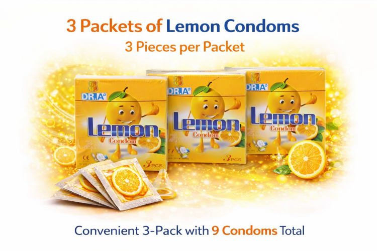 الواقي الذكري من باري بنكهة اليمون عدد 3 