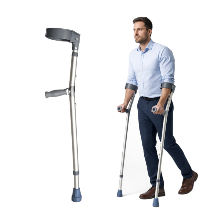 عكاز كوع المنيوم  متحرك النوع الثقيل 