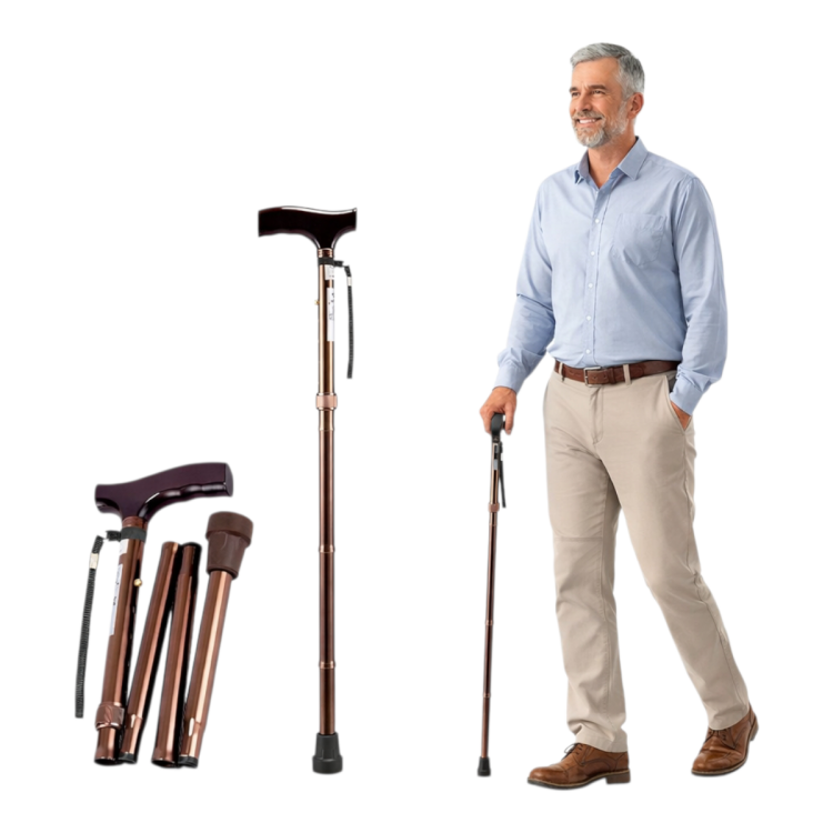 عكاز قابل للطي متعدد الوظائف 