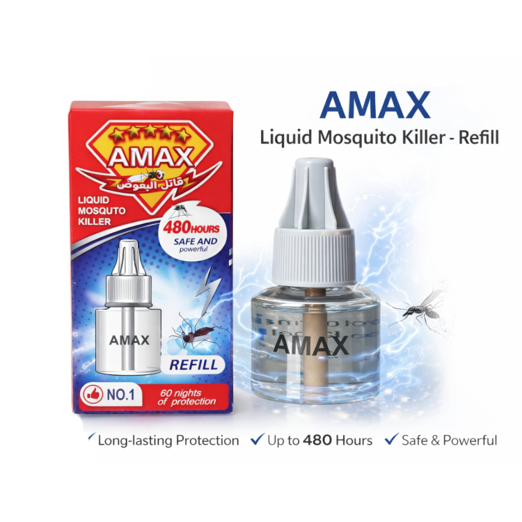 قاتل باعوض السائل Amax بحجم 45 مل 
