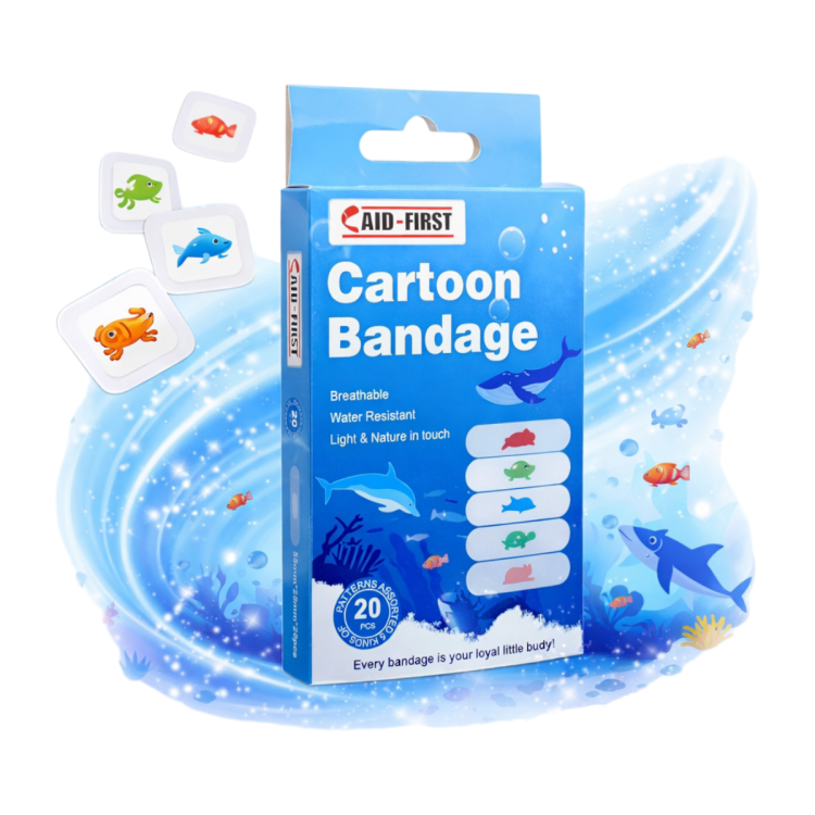 لزقات جروح اطفال رسومات من اد فيرست عدد 20 قطعة