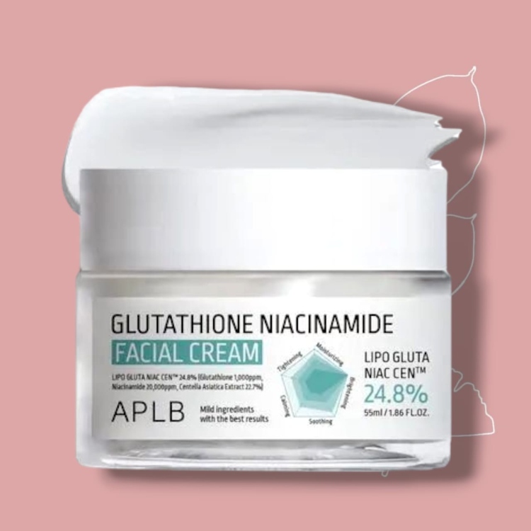APLB Glutathione Niacinamide facial cream مرطب بالنايسنميد والجلوتاثيوم