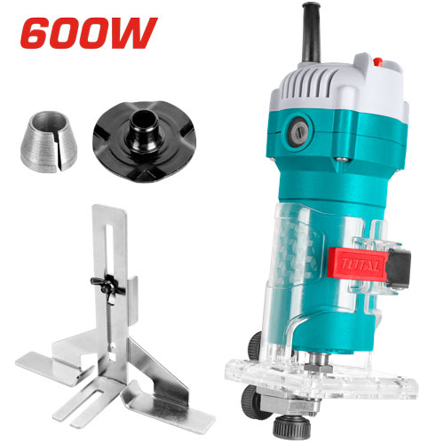 Total TLT6001 Laminate trimmer ماكنة فورمايكا 6 ملم 600 واط