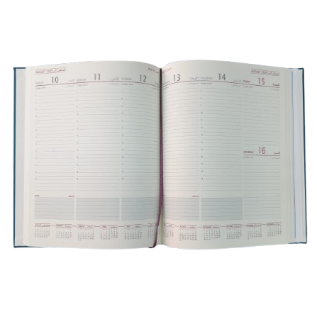 اجندة جلد اسبوعية 2026 قياس A4 جلد