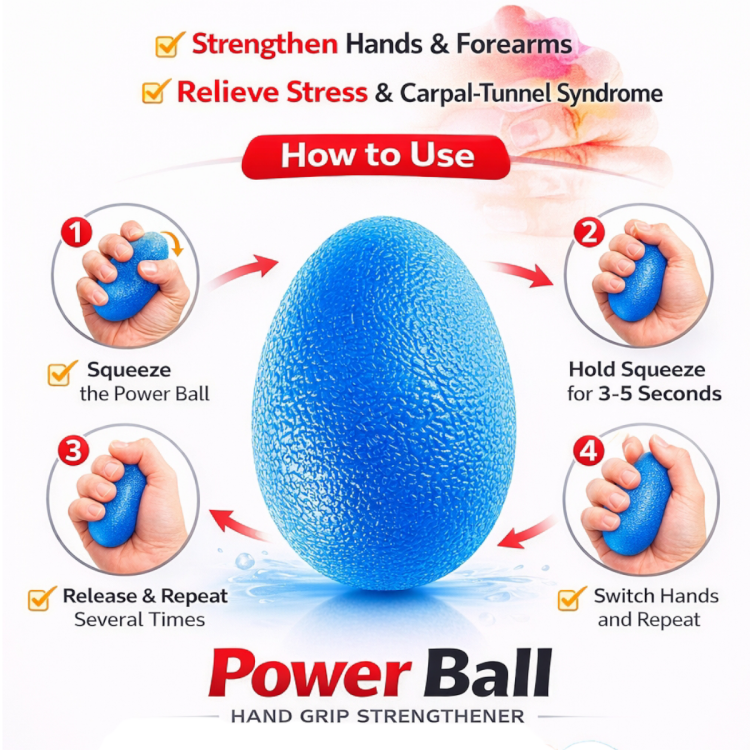 كرة تفريغ الطاقة وإزالة التوتر -اللون الأزرق