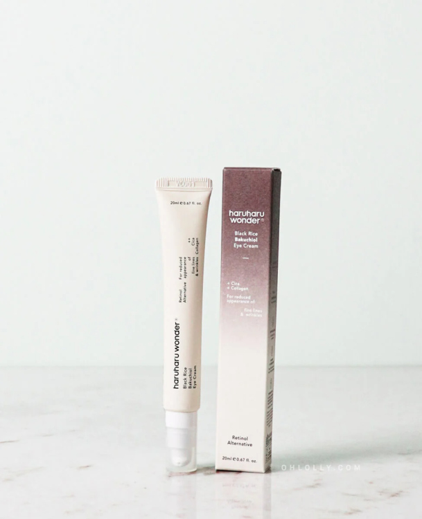 كريم الارز الاسود للعيون Haruharu Black Rice Bakuchiol Eye Cream