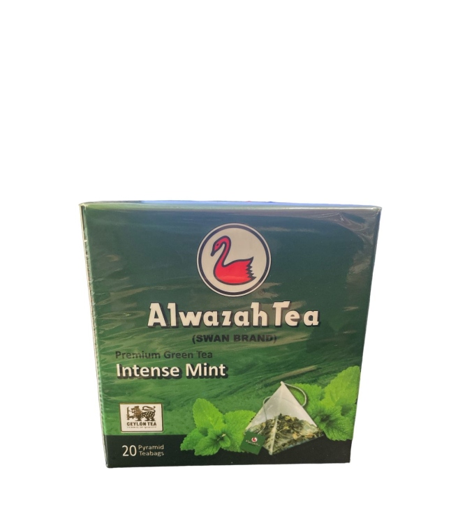 الوزة شاي هرم اخضر بالنعنع