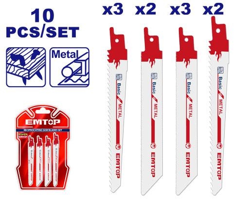 طقم نسلات منشار تردد 10 قطع  ESSB1001