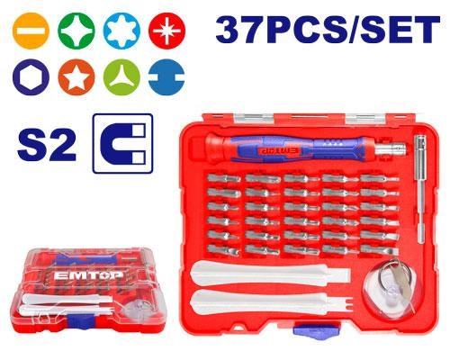 مفك طقم مع لقم  37 قطعه   EBST03702