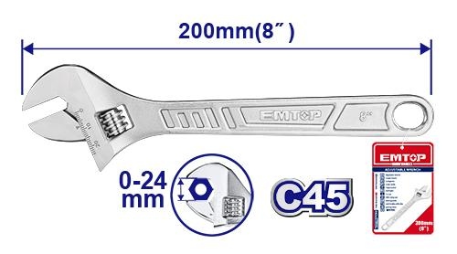 مفتاح موليت 8 "   EAWH130822 