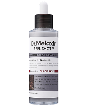 Dr Melaxin Peelshot Exfoliating Black Rice Ampoule 