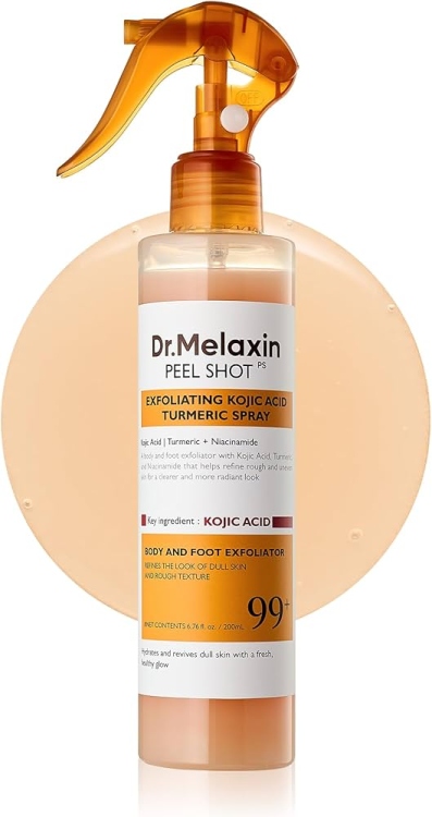 Dr Melaxin Peel Shot Exfoliating Kojic Acid Turmeric Spray 