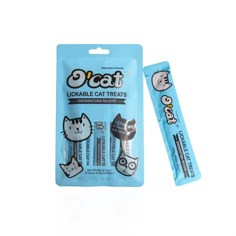 تريت او كات _ كريمة للقطط بنكهة الدجاج والتونا 