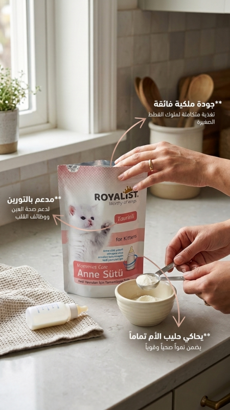 حليب القطط الصغيرة 
