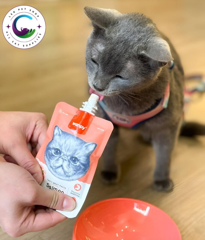 دلل قطك مع وجبة خفيفة من wanpy ❤️